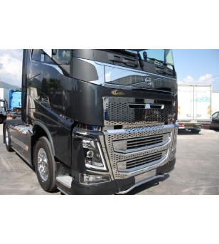 Volvo FH 2013- Top Grille RVS - 010VFH2013 - Grille - Verstralershop