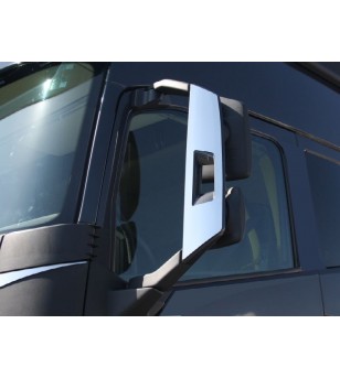 Volvo FH 2013- mirror covers stainless - 040VFH2013 - Stainless / Chrome accessories - Verstralershop