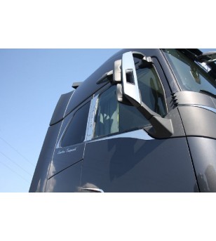 Volvo FH 2013+ Spiegelabdeckungen (Set) - 040VFH2013 - RVS / Chrome accessoires - Verstralershop