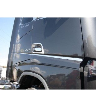 Volvo FH 2013- door handle contour kit - 016VFH2013 - Stainless / Chrome accessories - Verstralershop