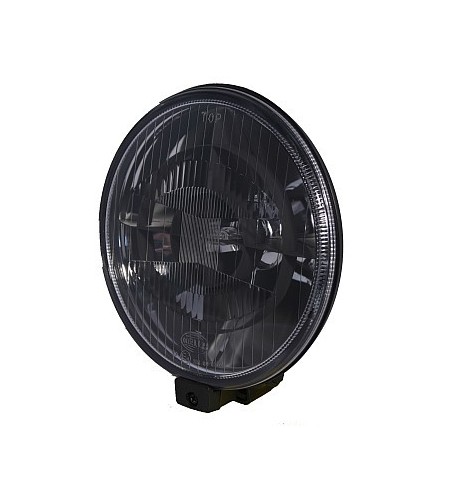 Driving light - Hella - Comet 500 - Black Magic - 6.4" - 16.3cm - Smoke - Driving - Set