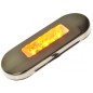 Markeringsljus - Ledson - rostfritt stål/krom - 3.3" - 8.3cm - Bärnsten - 12V-24V - Markeringsljus - Ledson - rostfritt stål/krom - 3.3" - 8.3cm - Bärnsten - 12V-24V -