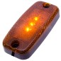 Marker Light - L&S - 4.4" - 11.1cm - Amber - 12V-24V Marker Light - L&S - 4.4" - 11.1cm - Amber - 12V-24V