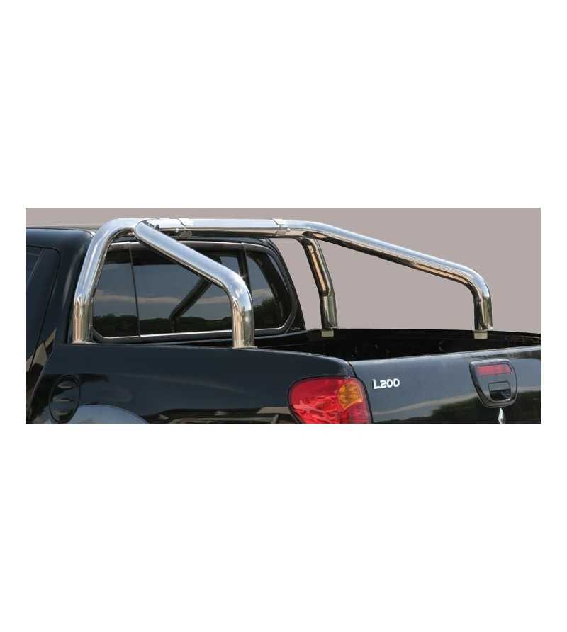 L200 06-09 Club Cab Roll Bar on Tonneau - 2 pipes - RLSS/2187/IX - Lights and Styling