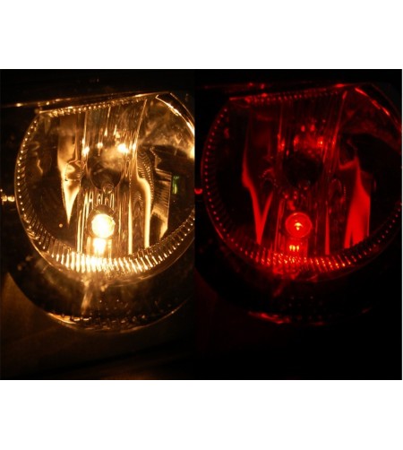 LED-lampa - Ledson - 1-Led - T10 / W5W - Röd - 12V 
