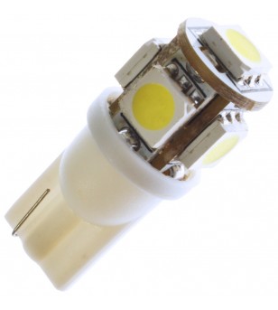 W5W gloeilamp LED 24V 5 LED Xenon Wit - 341051 - Beleuchtung - Verstralershop