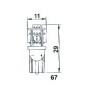 LED lamp - Ledson - 5-Led - T10 / W5W - White - 24V