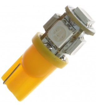 W5W Bulb LED 12V 5 LED Yellow/Orange - 321053  - Lighting - Verstralershop