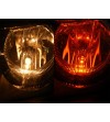 T10/W5W lamp LED 12V 5 LED Geel/Oranje - 321053