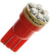 T10/W5W Glühbirne LED 12V 9 LED Rot - 121092
