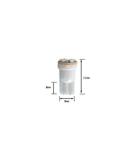 LED lamp - Ledson - 9-Led - T10 / W5W - Rot - 12V