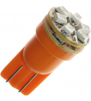 W5W Bulb LED 12V 9 LED Yellow/Orange - 121093  - Lighting - Verstralershop