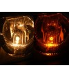 T10/W5W lamp LED 12V 9 LED Geel/Oranje - 121093