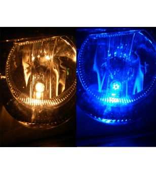 T10/W5W lamp LED 12V 9 LED Blauw - 121094