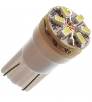 T10/W5W lamp LED 12V 9 LED Xenon Wit - 121091 - Verlichting - Verstralershop