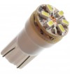 T10/W5W lamp LED 12V 9 LED Xenon Wit - 121091