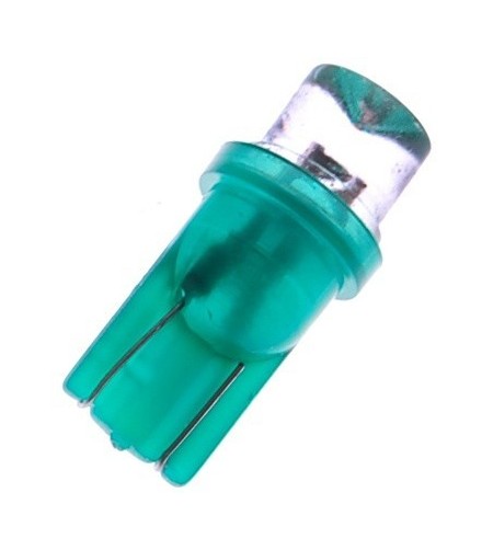 T10/W5W lamp LED 24V 1 LED groen - 24105