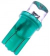 T10/W5W lamp LED 24V 1 LED groen - 24105