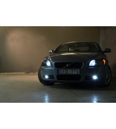LED-lampa - Ledson - 4-Led - H3 - Vit - 6000K - 12V