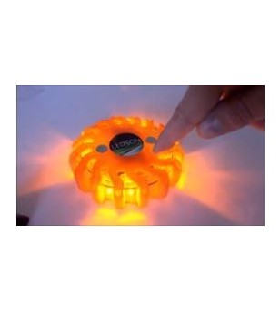 Zwaailamp - Ledson - Waarschuwingsbaken - Oplaadbaar - Amber - 12V