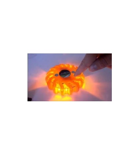 Zwaailamp - Ledson - Waarschuwingsbaken - Oplaadbaar - Amber - 12V