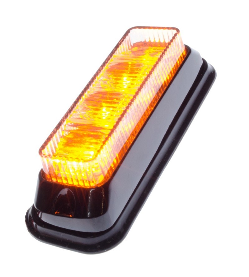 Blixtljus - Ledson - 4-Led - 4 led - 4.6" - 11.8cm - Klar - 19 Blixtmönster - Bärnsten - 12V-24V - Blixtljus - Ledson - 4-Led - 4 led - 4.6" - 11.8cm - Klar - 19 Blixtmönster - Bärnsten - 12V-24V -