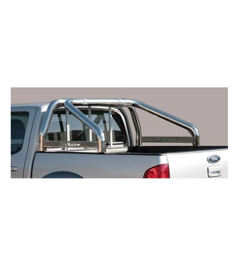 Ranger 06-08 Roll Bar on Tonneau Inscripted - 2 pipes - RLSS/K/2204/IX - Lights and Styling