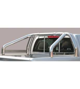 Navara 06-09 Roll Bar on Tonneau Inscripted - 2 pipes - RLSS/K/2167/IX - Rollbars / Sportsbars - Verstralershop