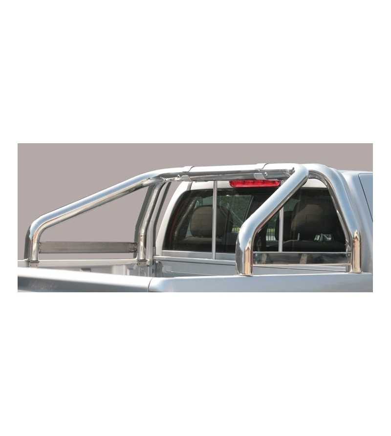 Navara 06-09 Roll Bar on Tonneau Inscripted - 2 pipes - RLSS/K/2167/IX - Lights and Styling