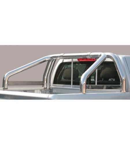 Navara 06-09 Roll Bar on Tonneau Inscripted - 2 pipes - RLSS/K/2167/IX - Rollbars / Sportsbars - Verstralershop