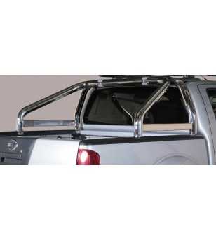 Navara 10- Double Cab Roll Bar on Tonneau Inscripted - 2 pipes - RLSS/K/2269/IX - Rollbars / Sportsbars - Verstralershop