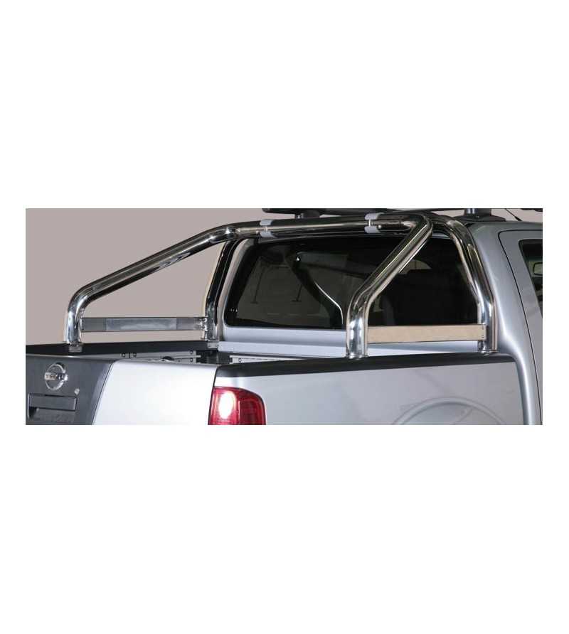 Navara 10- Double Cab Roll Bar on Tonneau Inscripted - 2 pipes - RLSS/K/2269/IX - Lights and Styling