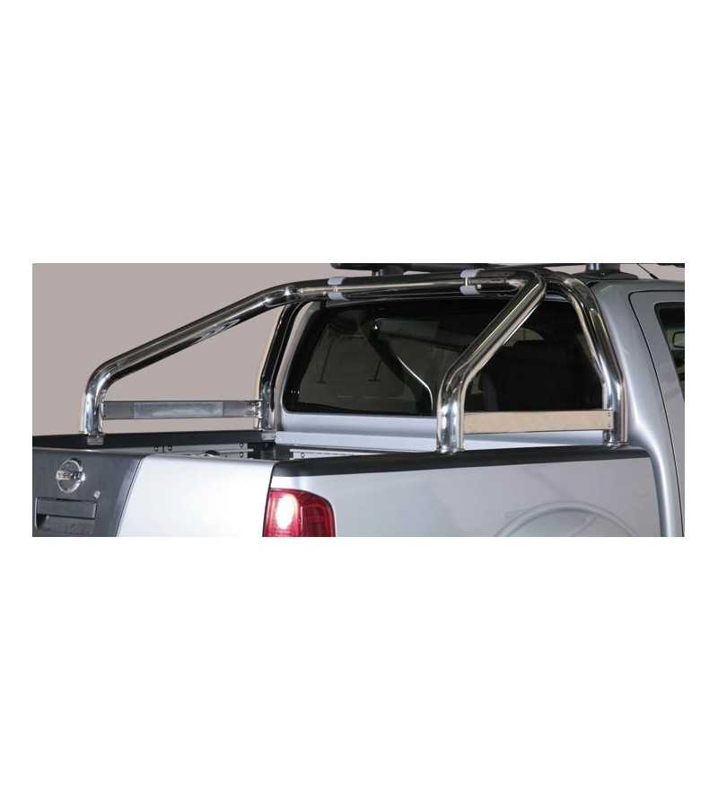 Navara 10- Double Cab Roll Bar on Tonneau Inscripted - 2 pipes - RLSS/K/2269/IX - Rollbars / Sportsbars - Verstralershop