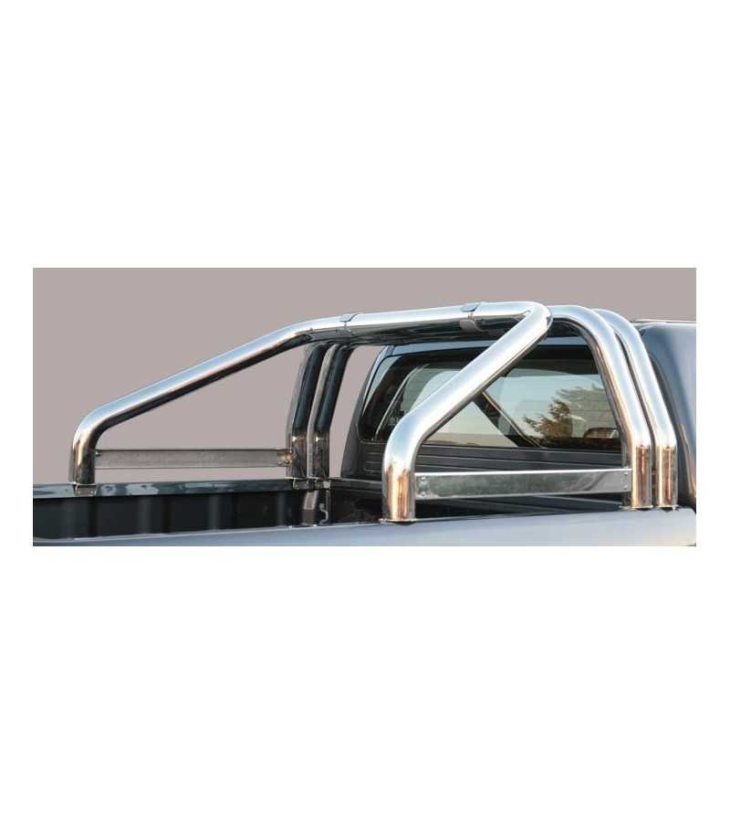 Navara 10- Double Cab Roll Bar on Tonneau Inscripted - 3 pipes - RLSS/K/3269/IX - Lights and Styling