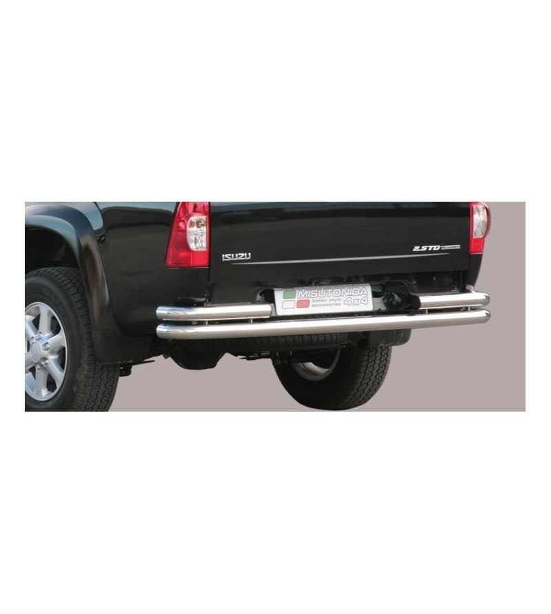 D-Max 08-12 Double Rear Protection - 2pp/197/IX - Rearbar / Opstap - Verstralershop