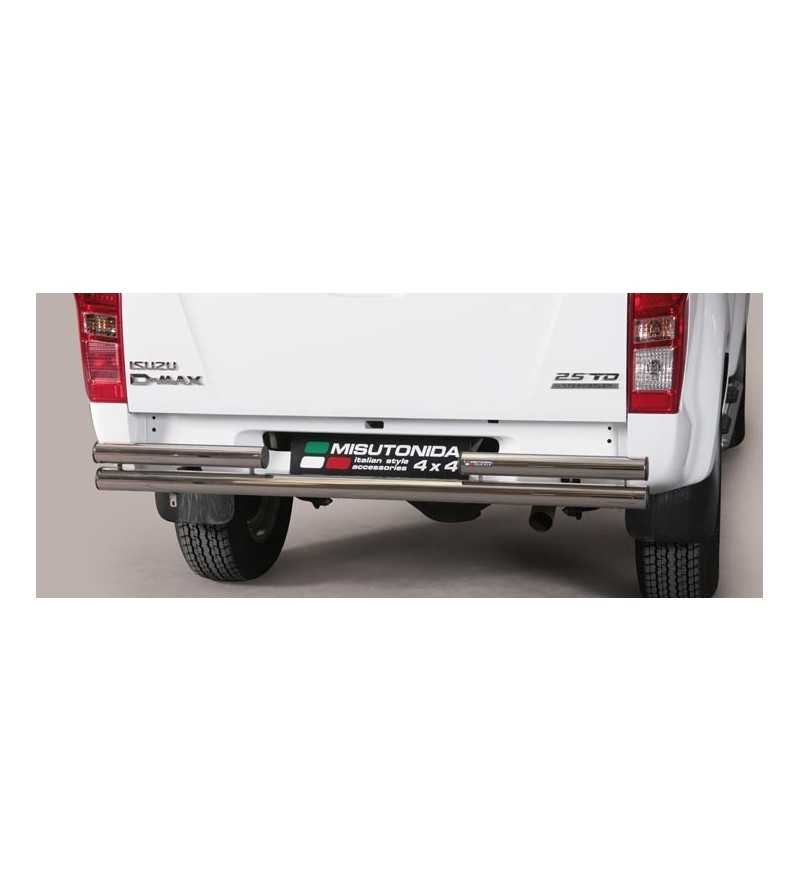 D-Max 12- Double Rear Protection - 2PP/314/IX - Rearbar / Opstap - Verstralershop