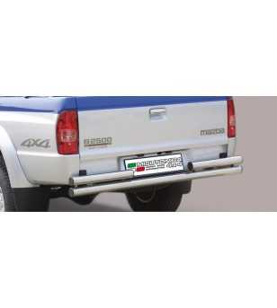 B2500 03-06 Double Rear Protection - 2PP/141/IX - Rearbar / Opstap - Verstralershop