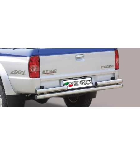 B2500 03-06 Double Rear Protection - 2PP/141/IX - Rearbar / Opstap - Verstralershop