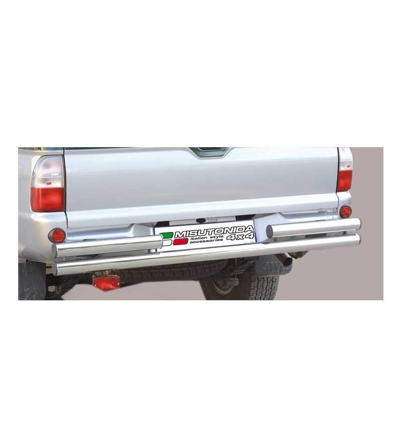 L200 -05 Double Rear Protection - 2PP/66/IX - Rearbar / Opstap - Verstralershop