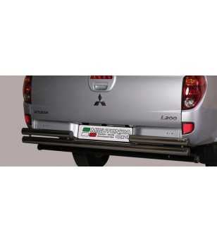 L200 10- Club Cab Double Rear Protection - 2PP/262/IX - Rearbar / Opstap - Verstralershop