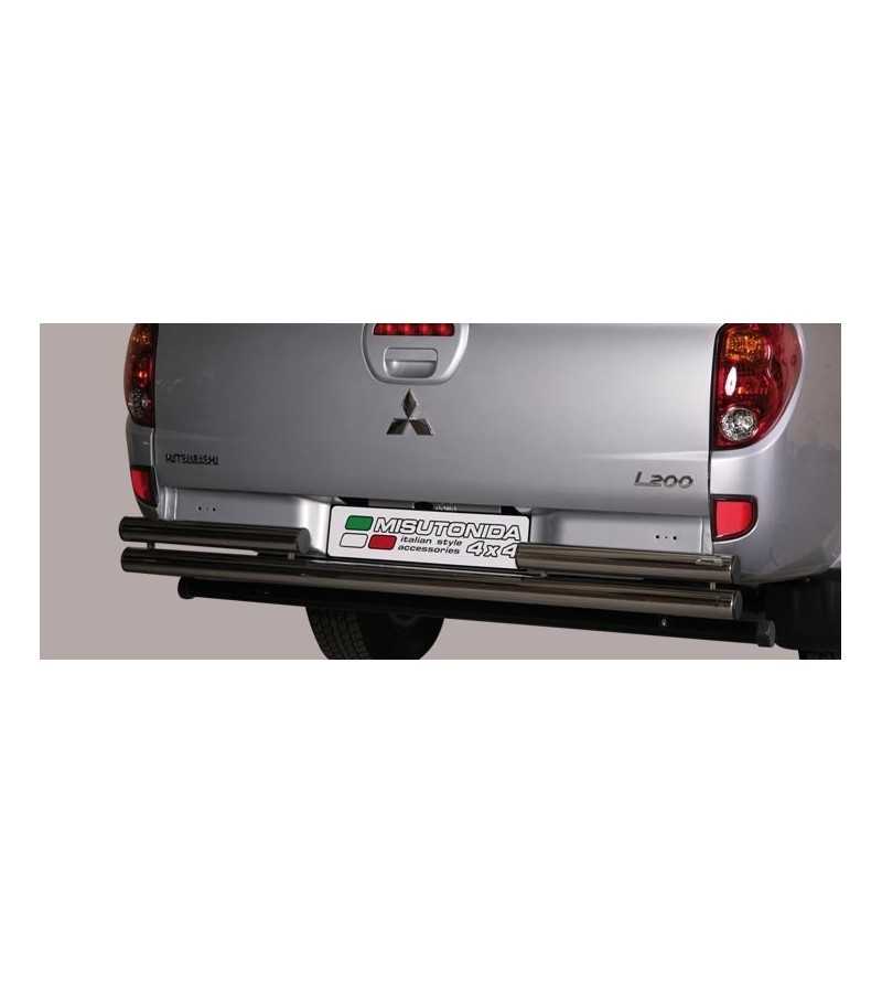 L200 10- Club Cab Double Rear Protection - 2PP/262/IX - Rearbar / Opstap - Verstralershop
