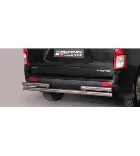 Actyon Sports 12- Double Rear Protection - 2PP/311/IX - Rearbar / Opstap - Verstralershop
