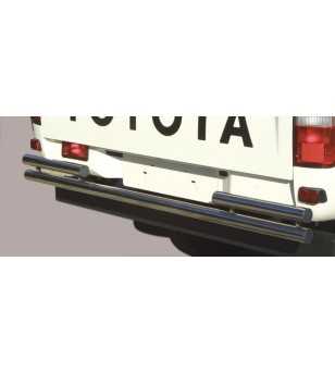 Hilux 01-05 Double Rear Protection - 2PP/129/IX - Rearbar / Opstap - Verstralershop