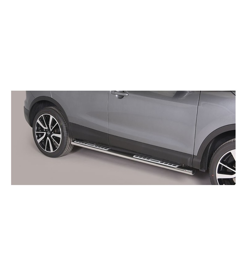 Qashqai 2014- Design Side Protection Oval - DSP/363/IX - Sidebar / Sidestep - Verstralershop