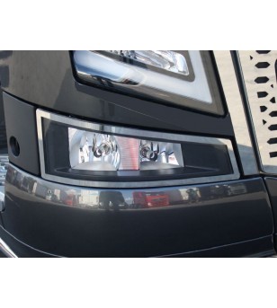 Volvo FH 2013- Fog Lamp Frames (2 pcs) - 015VFH2013 - RVS / Chrome accessoires - Verstralershop