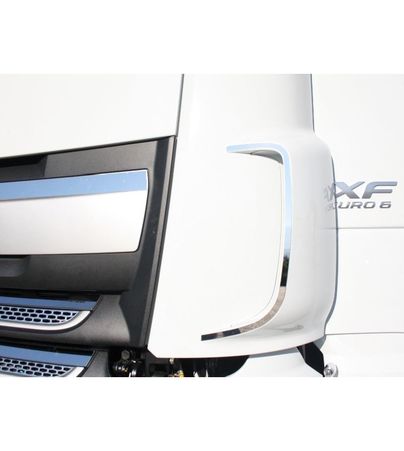 Inox-Teile - Acitoinox - Profile Lufteinlass - DAF - XF - 106 - 2013-2021 Inox-Teile - Acitoinox - Profile Lufteinlass - DAF - XF - 106 - 2013-2021