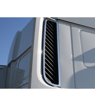 DAF XF 106 Stainless Air Filter Frame - 014DXF106 - Stainless / Chrome accessories - Verstralershop
