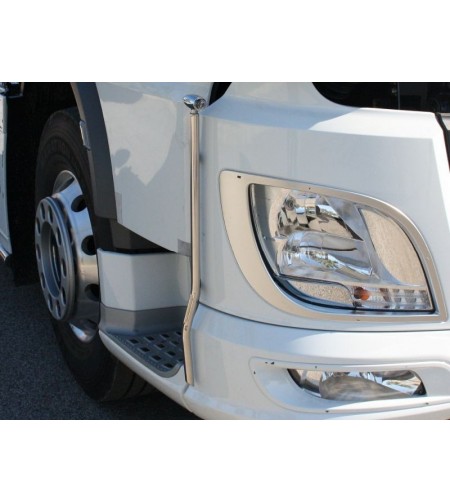 RVS Inox - Acitoinox - Bars Zijbuis - Druppellamp - DAF - XF - 106 - 2013-2021