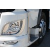 DAF XF 106 Seitenrohr mit Drop Lights - 017DXF106 - RVS / Chrome accessoires - Verstralershop