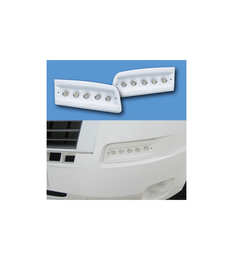 Fiat Ducato 2007-2014 dagrijverlichtingsset POD wit - LP-X250W